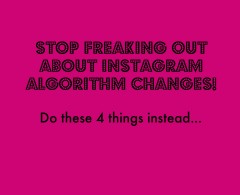 On Instagram Algorithm Changes, Notification Freak Outs & Jaime King Posts