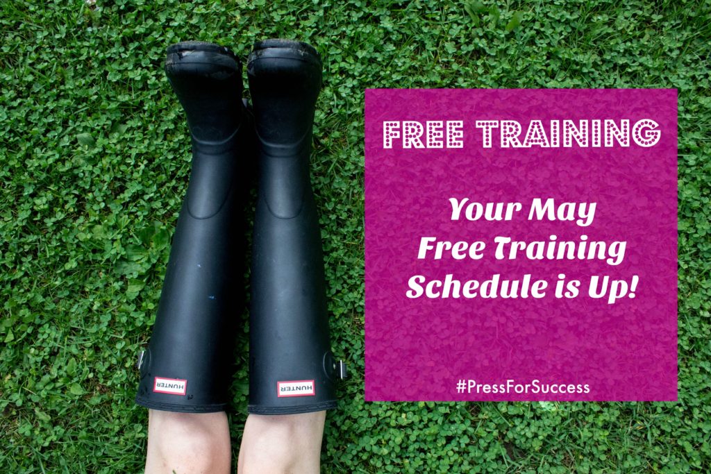 Get Fired Up: The May Free Training Schedule is Here!